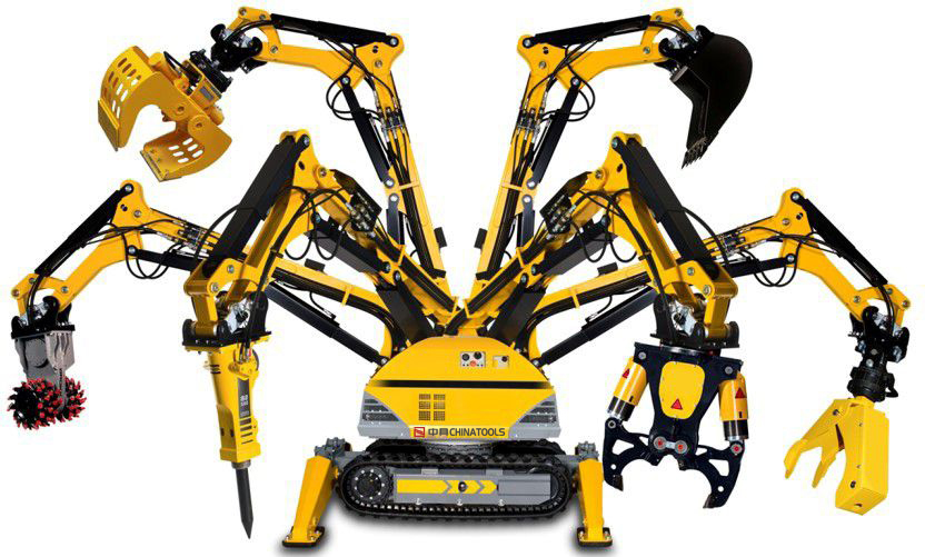 O mașină cu mii de fețe - accesorii pentru excavatoare de crawler