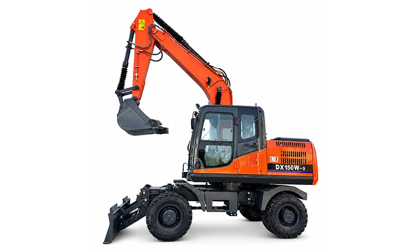 Un „Transformator” pentru Inginerie Municipală! Excavatorul pe roți EW150-D de 13,52 tone: pregătit pentru drum și pregătit pentru lucru—Fără întârzieri la mutarea șantierelor